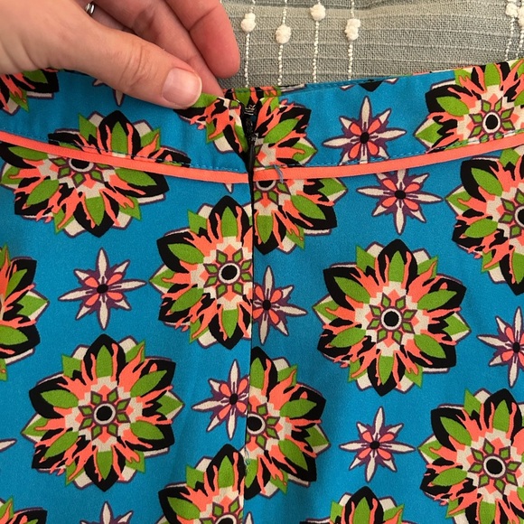 Flying tomato Floral Patterned Blue Skirt size L - Picture 4 of 8